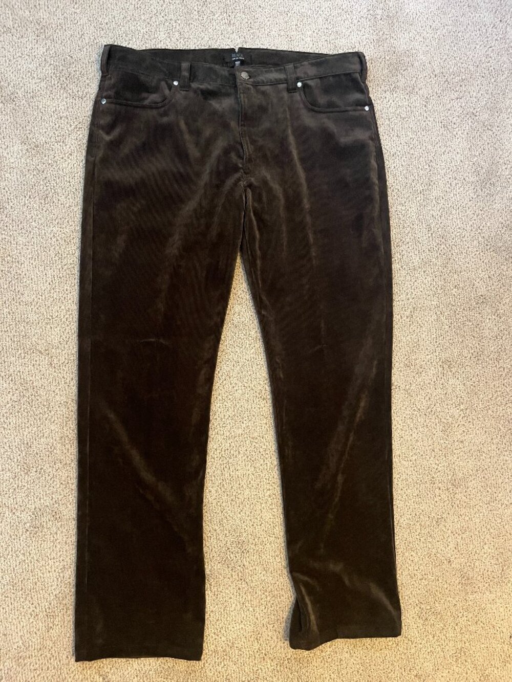 SAKS FIFTH AVENUE BLACK LABEL SOFT STRETCH CORDUROY PANTS - SZ 40 x 34